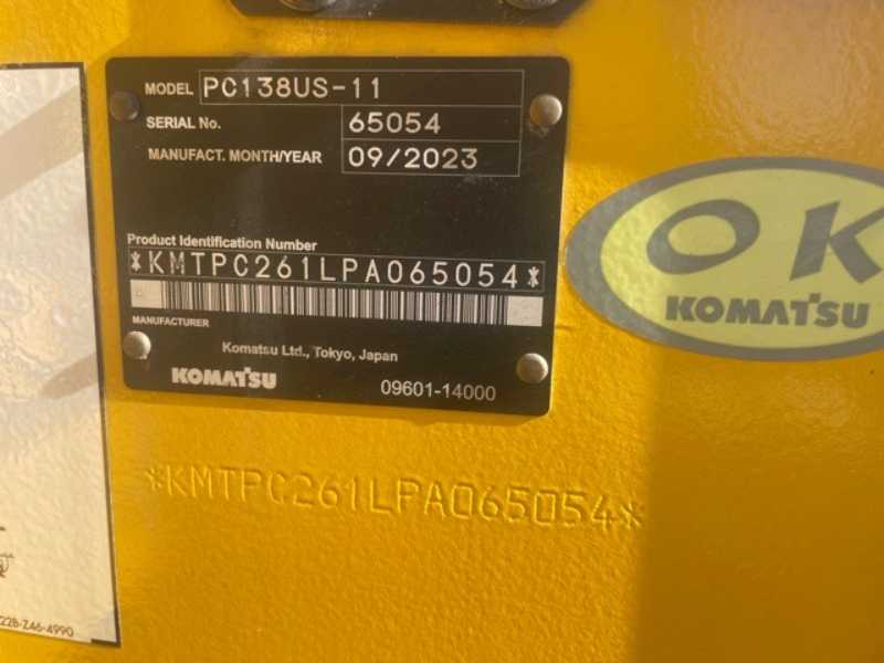 PC138US-11 ツーピース コマツ5本配管 70hr & 3000hr 中古建設機械 写真4（株式会社広建機）