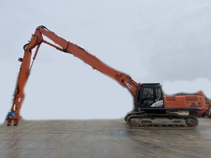 ZX350LCK-5B ロングブーム 1.2㎥ 解体仕様 中古建設機械 写真1（株式会社広建機）