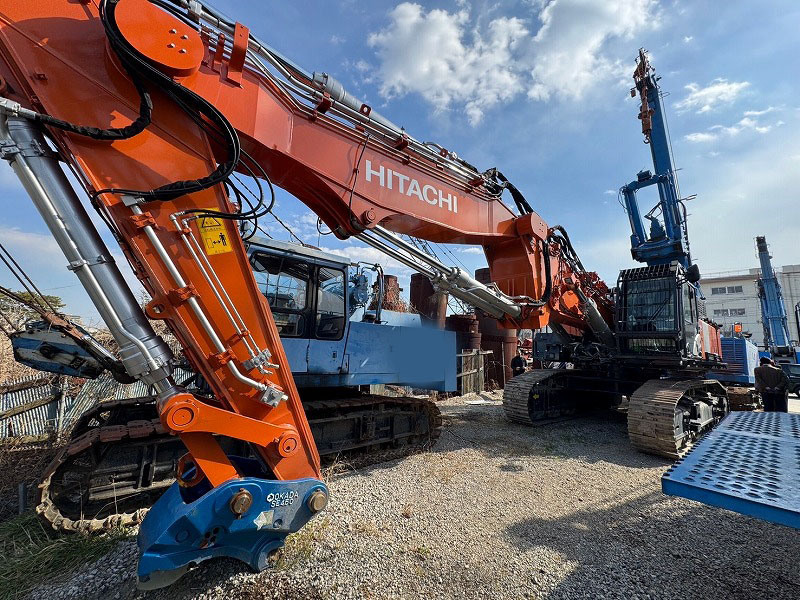 ZX500LCK-6 Separate & Long Boom 5本配管 SEカプラー 中古建設機械 写真1（株式会社広建機）