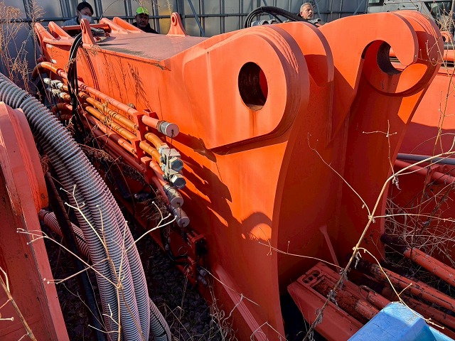 ZX1800K-3 中古 日立建機 2pieceboom Long boom, Monster Boom SEカプラー バケット付き 中古建設機械 写真100（株式会社広建機）