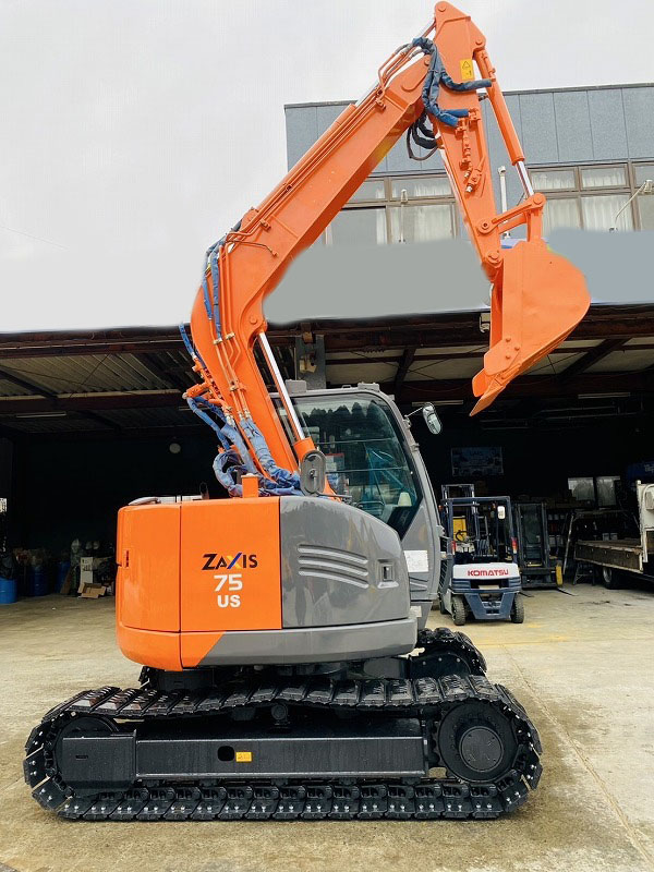 ZX75US-3 5本配管 中古建設機械 写真15（株式会社広建機）