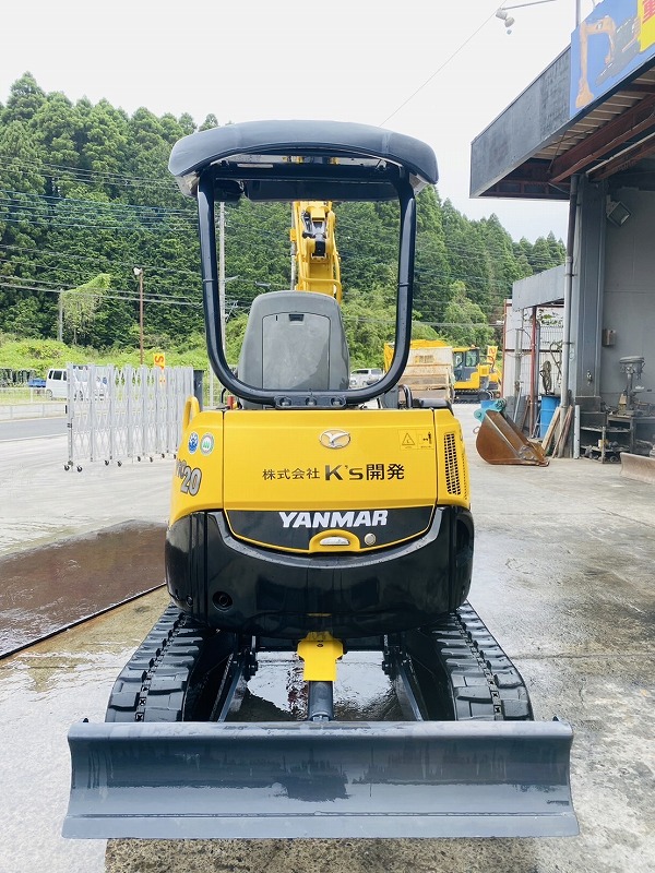 Vio20-3 併用配管 クイックカプラ付き 整備点検済み yanmar ヤンマー建機 ミニ油圧ショベル 中古建設機械 写真5（株式会社広建機）