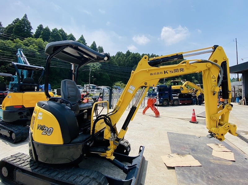 Vio20-3 併用配管 クイックカプラ付き 整備点検済み yanmar ヤンマー建機 ミニ油圧ショベル 中古建設機械 写真8（株式会社広建機）