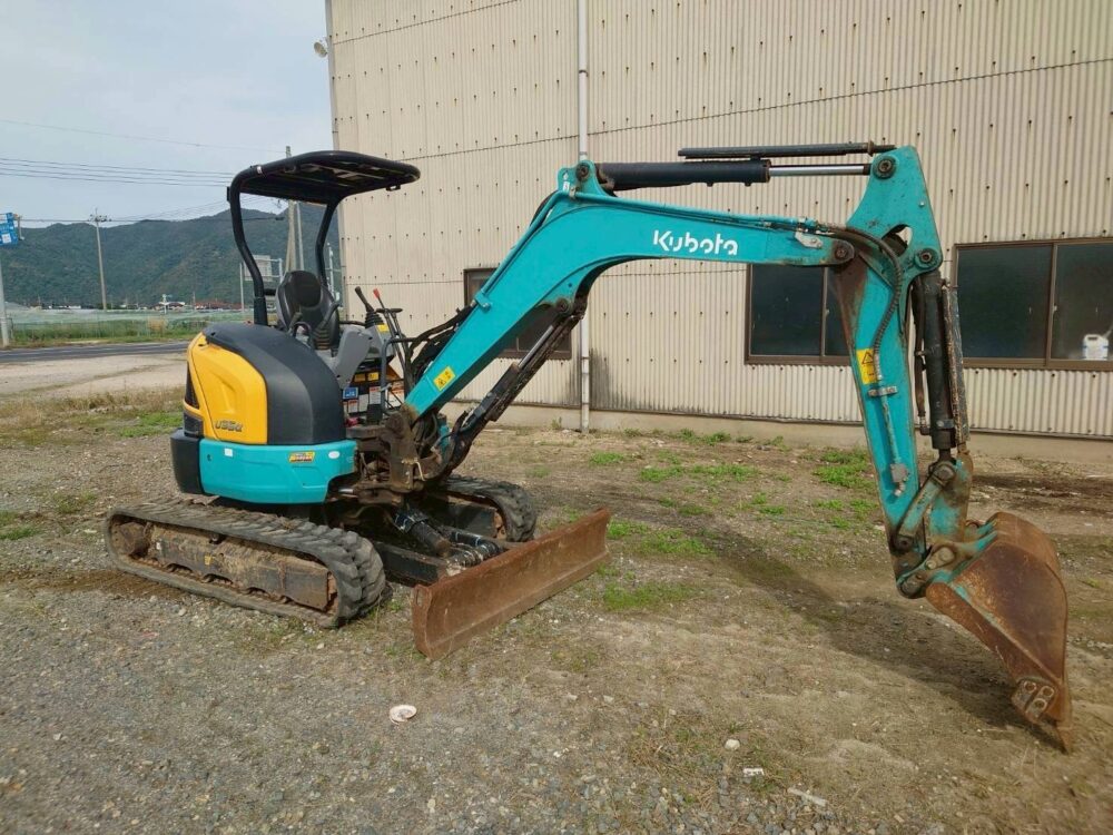 U35α 併用配管 1800hr 機械式フォーク 標準バケット スケルトン 中古建設機械 写真1（株式会社広建機）