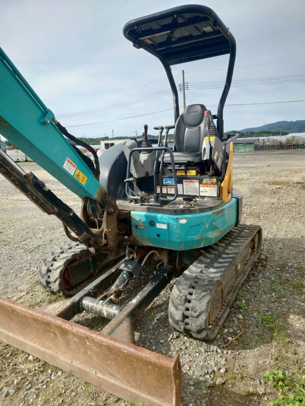 U35α 併用配管 1800hr 機械式フォーク 標準バケット スケルトン 中古建設機械 写真6（株式会社広建機）