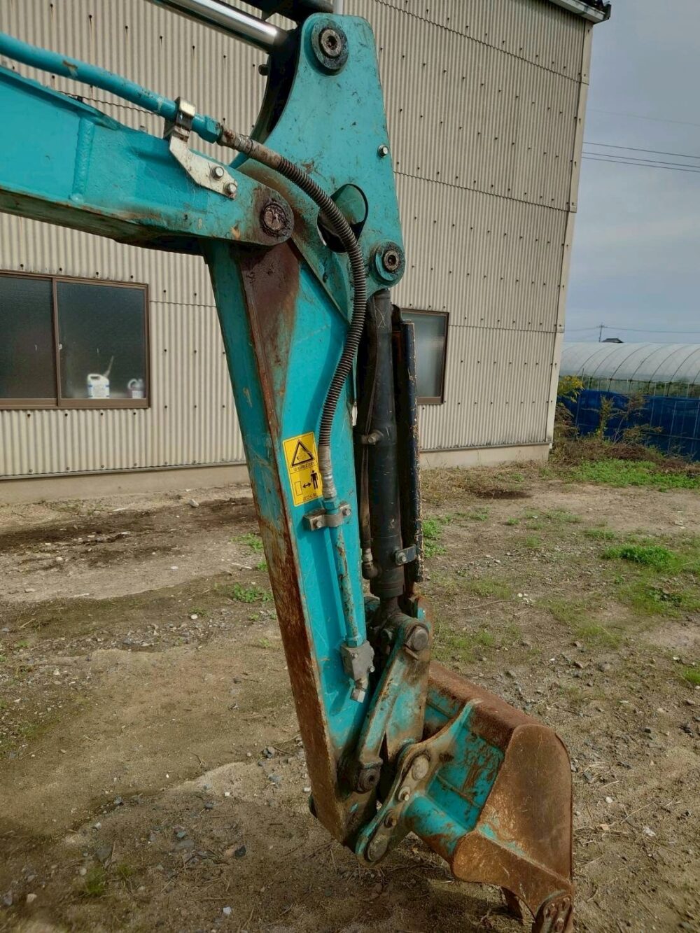 U35α 併用配管 1800hr 機械式フォーク 標準バケット スケルトン 中古建設機械 写真5（株式会社広建機）