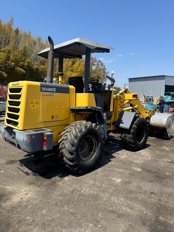 コマツホイールローダー　WA80-3 中古建設機械 写真5（株式会社広建機）