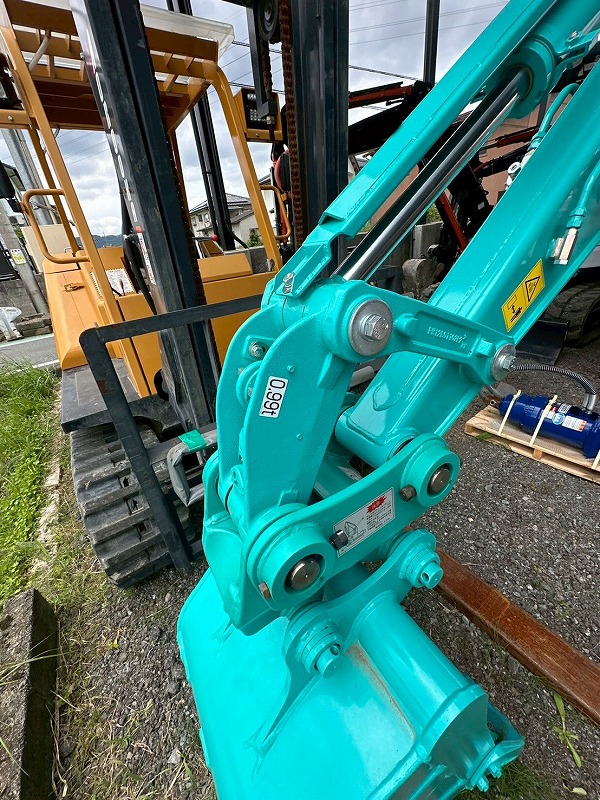 SK55SRD-7  未使用品 ブレーカ付き 解体クレーン仕様 5本配管 旋回フォーク カプラ 細バケット 中古建設機械 写真18（株式会社広建機）