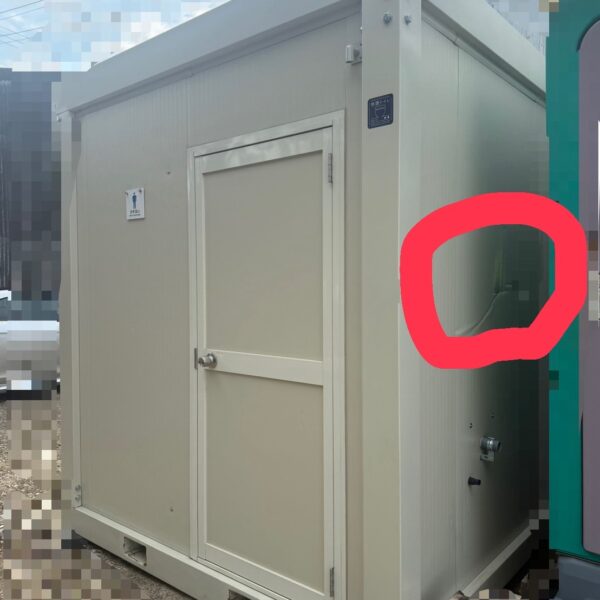 仮設トイレ 日本セイフティー製  未使用品コンフィトイレ TM20-1 快適トイレ認定 直結type 中古建設機械 写真10（株式会社広建機）