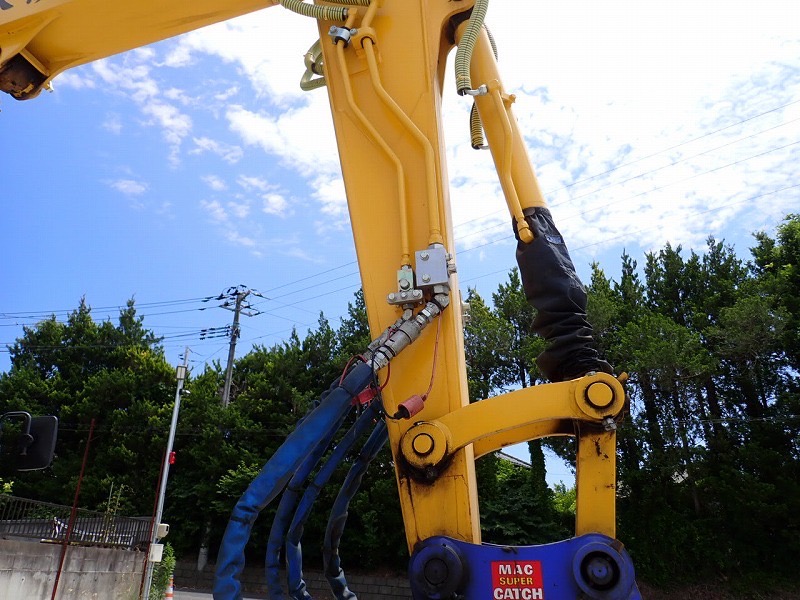 PC78US-11 ツーピース 5本配管 ローアワー 旋回フォーク ロック付 バケット付 中古建設機械 写真9（株式会社広建機）