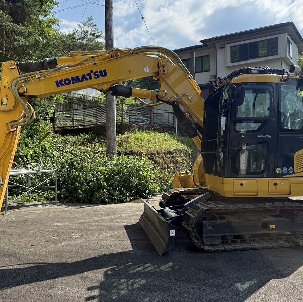 PC78US-11 ツーピース 5本配管 ローアワー 旋回フォーク ロック付 バケット付 中古建設機械 写真22（株式会社広建機）