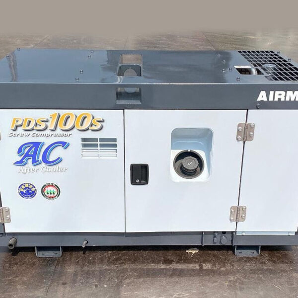 北越工業 PDS100SC-5C1 AIRMAN コンプレッサー アフタークーラー仕様 超低層音型 中古建設機械 写真13（株式会社広建機）