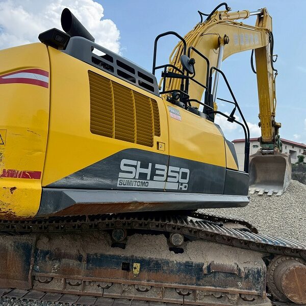 SH350HD-7 住友建機 ヘビーデューティー仕様 油圧カプラ バケット付き 併用配管 状態良好 作動動画有り 中古建設機械 写真76（株式会社広建機）