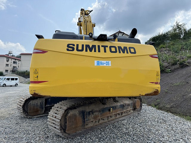 SH350HD-7 住友建機 ヘビーデューティー仕様 油圧カプラ バケット付き 併用配管 状態良好 作動動画有り 中古建設機械 写真5（株式会社広建機）
