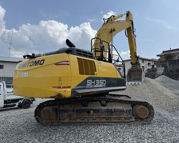 SH350HD-7 住友建機 ヘビーデューティー仕様 油圧カプラ バケット付き 併用配管 状態良好 作動動画有り 中古建設機械 写真117（株式会社広建機）