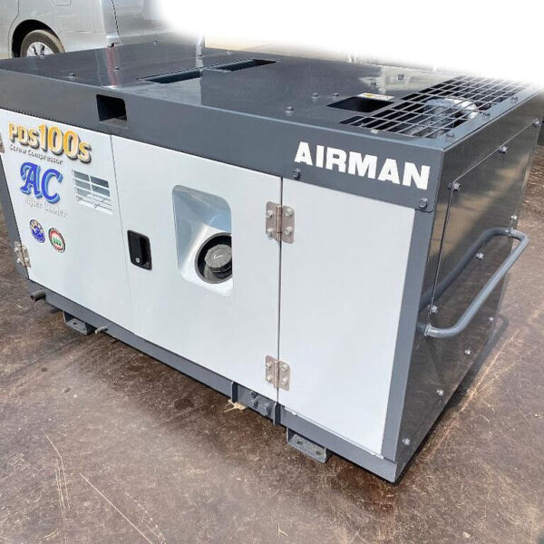 北越工業 PDS100SC-5C1 AIRMAN コンプレッサー アフタークーラー仕様 超低層音型 中古建設機械 写真20（株式会社広建機）