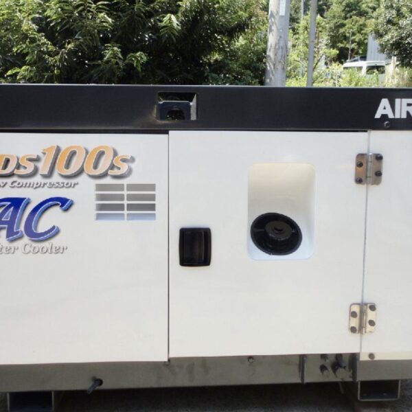 北越工業 PDS100SC-5C1 AIRMAN スクリューコンプレッサー アフタークーラー仕様 超低騒音 防音型 1604hour 中古建設機械 写真11（株式会社広建機）