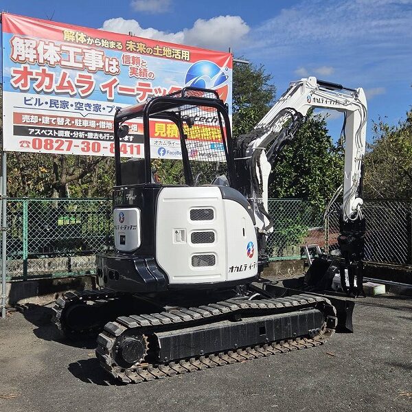 ZX35U-5B 木造解体機 旋回F付き 2024年製 整備点検品 指定色塗装 ミニモク ハイブーム 中古建設機械 写真8（株式会社広建機）