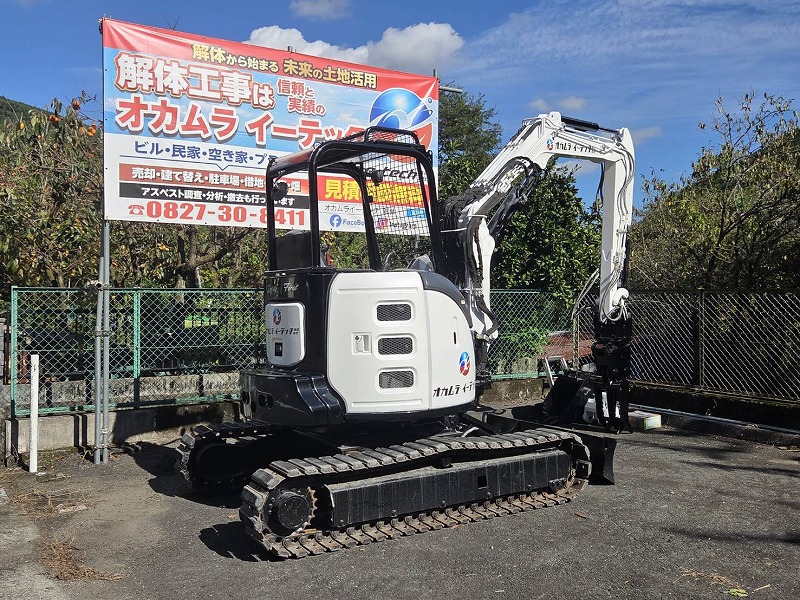 ZX35U-5B 木造解体機 旋回F付き 2024年製 整備点検品 指定色塗装 ミニモク ハイブーム 中古建設機械 写真4（株式会社広建機）