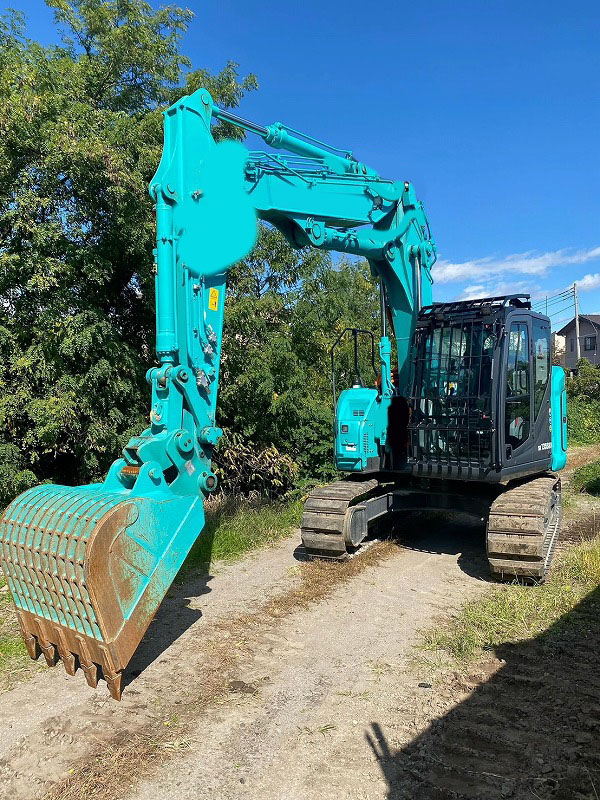 SK135SRD-7 セパレートブーム  2023年式 解体仕様機 タグチ旋回フォーク GV122S 高年式 中古建設機械 写真1（株式会社広建機）
