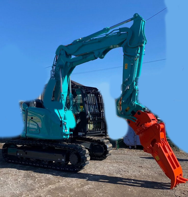 SK135SRD-7 セパレートブーム  2023年式 解体仕様機 タグチ旋回フォーク GV122S 高年式 中古建設機械 写真2（株式会社広建機）