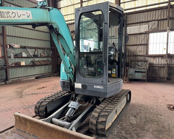SK38UR ミニ油圧ショベル 0.9ton クレーン仕様 オフセットブーム キャビン付 ブレード付 バケット付 コベルコ建機製 中古建設機械 写真68(株式会社広建機)