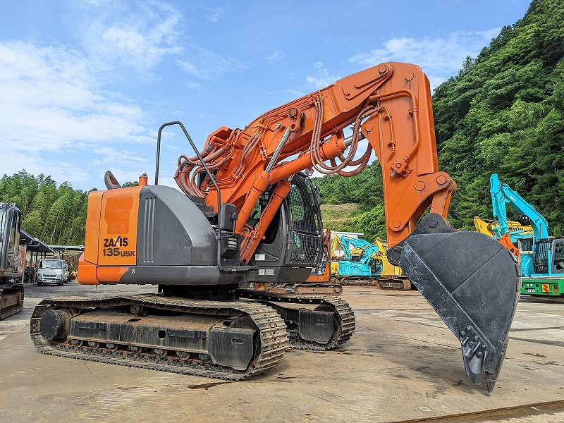 ZX135USK-6 ショートリーチ 5本配管 0.45m3油圧ショベル 階上・地下解体仕様 日立建機 中古建設機械 写真5（株式会社広建機）