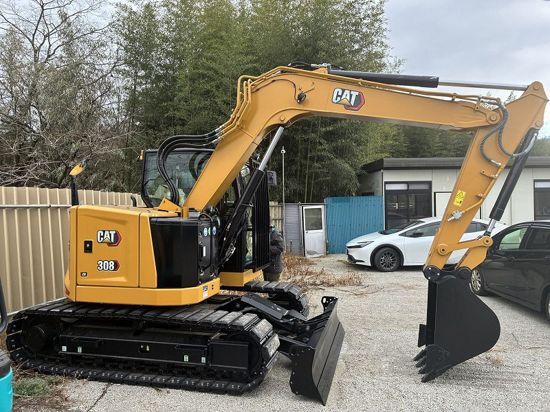 CAT308CR-07 未使用 クレーン仕様1.7ton 併用配管  ガード 排土板 ブレード 中古建設機械 写真1（株式会社広建機）