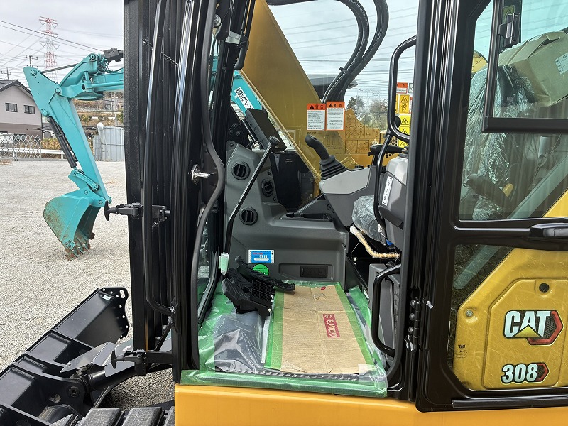 CAT308CR-07 未使用 クレーン仕様1.7ton 併用配管  ガード 排土板 ブレード 中古建設機械 写真14（株式会社広建機）