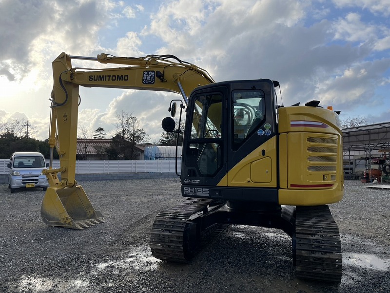 SH135X-7 油圧ショベル 併用配管 クレーン仕様 ほぼ未使用 SUMITOMO Hydraulic Excavator 往復配管 中古建設機械 写真3（株式会社広建機）