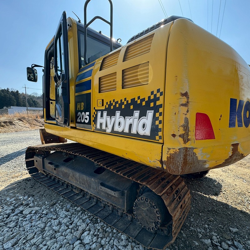 コマツハイブリッド 0.7m3 HB205-2 ベトナム行き?? クレーン仕様機2.9ton 2014year 配管なし 中古建設機械 写真23（株式会社広建機）