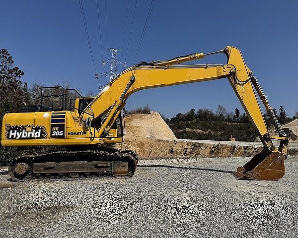 コマツハイブリッド 0.7m3 HB205-2 ベトナム行き?? クレーン仕様機2.9ton 2014year 配管なし 中古建設機械 写真43（株式会社広建機）