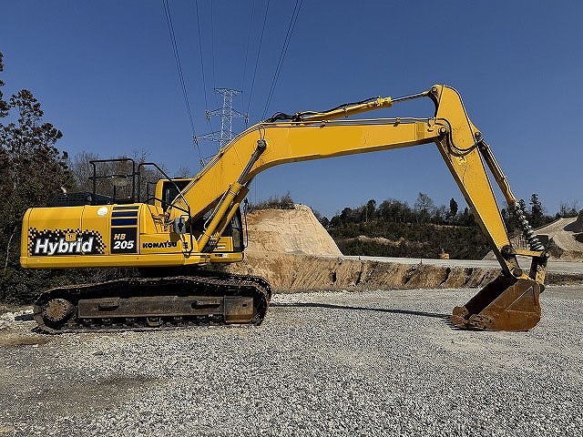 コマツハイブリッド 0.7m3 HB205-2 ベトナム行き?? クレーン仕様機2.9ton 2014year 配管なし 中古建設機械 写真2（株式会社広建機）