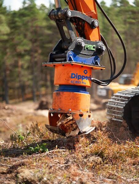 Dipper Fox 切り株クラッシャー SC400 新品 3.5トン用 中古建設機械 写真8（株式会社広建機）