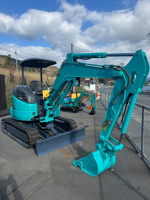 SK35SR-6 ミニ油圧ショベル 配管付 パット新品 整備品 KOBELCO 中古建設機械 写真3（株式会社広建機）