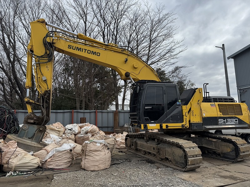 SH330LC-7 マグネット 住友建機製エレキャブ仕様 3004hr 2021年製 オカダ油圧OKロック 中古建設機械 写真1（株式会社広建機）