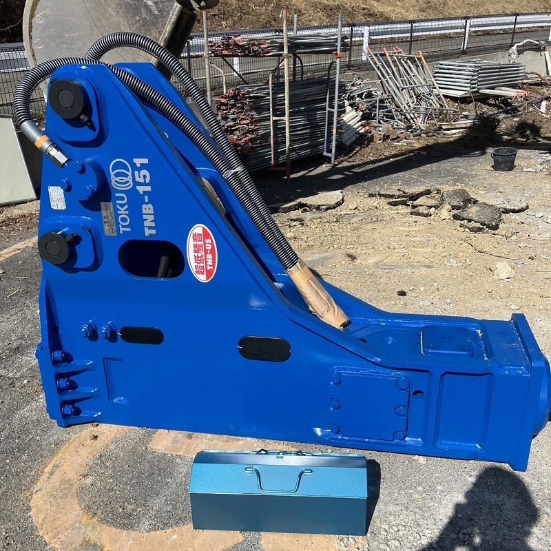 東空販売製 0.7m3用油圧ブレーカー  新品 超低騒音 TNB-151LU2-US Hydraulic Breaker 中古建設機械 写真6（株式会社広建機）