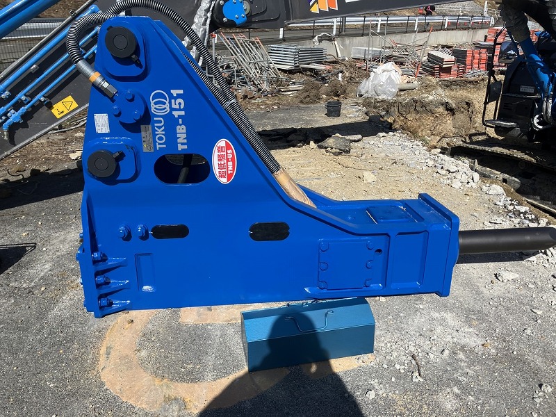 東空販売製 0.7m3用油圧ブレーカー  新品 超低騒音 TNB-151LU2-US Hydraulic Breaker 中古建設機械 写真2（株式会社広建機）