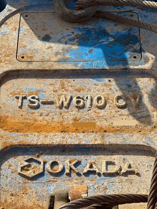 TSW610CV-H オカダアイヨン 油圧旋回式 1.2m3用鉄骨カッターダブルシリンダー 検品済 中古建設機械 写真5（株式会社広建機）