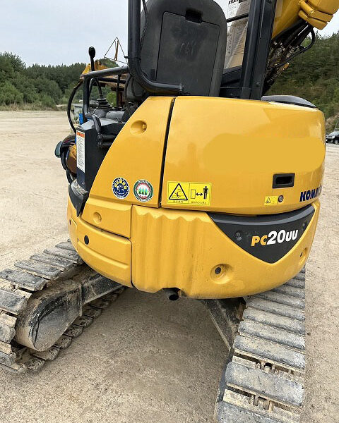 PC20UU-5 オフセットブーム クレーン仕様 作動良好 コマツ製 中古建設機械 写真32(株式会社広建機)