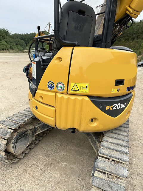 PC20UU-5 オフセットブーム クレーン仕様 作動良好 コマツ製 中古建設機械 写真12（株式会社広建機）