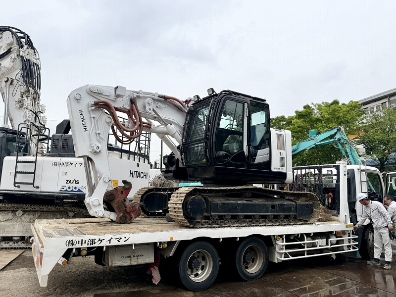 ZX135USK-6 ショートリーチ 5本配管 0.45m3油圧ショベル 階上・地下解体仕様 日立建機 中古建設機械 写真3（株式会社広建機）
