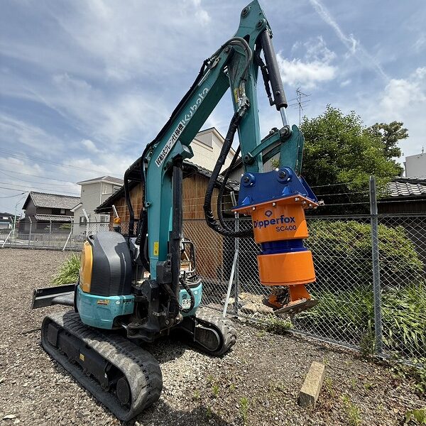 Dipper Fox 切り株クラッシャー SC400 新品 3.5トン用 中古建設機械 写真10（株式会社広建機）