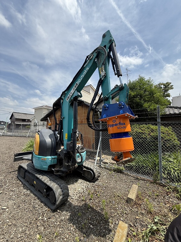 Dipper Fox 切り株クラッシャー SC400 新品 3.5トン用 中古建設機械 写真5（株式会社広建機）