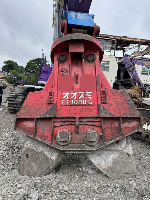 FE1600-G ZX1800K 新車装着 Xカッター オオスミ製 中古建設機械 写真1（株式会社広建機）