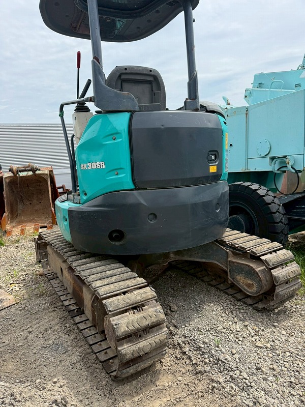 SK30SR- ミニ油圧ショベル 6170HR ゴムキャタ 配管付 コベルコ建機製 中古建設機械 写真12（株式会社広建機）