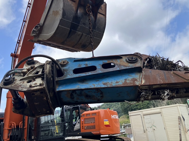 木材カッター 与作 OMC-52HR 0.45&0.7m3兼用 油圧旋回式 オカダアイヨン製 中古建設機械 写真7（株式会社広建機）